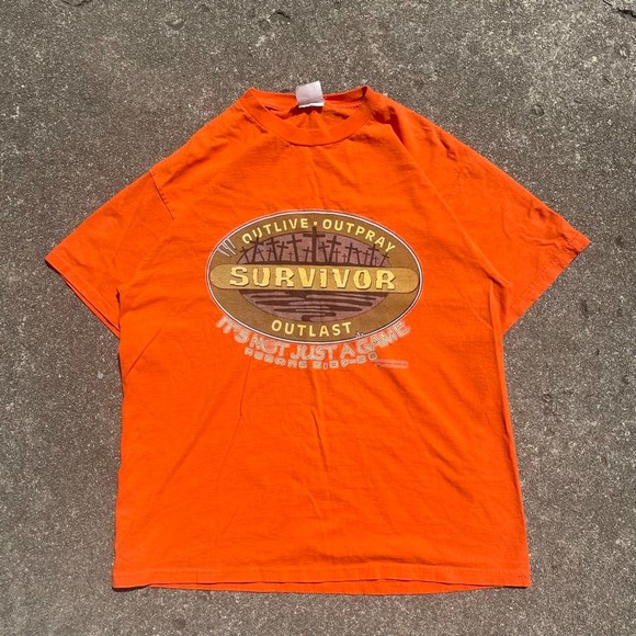 Vintage "Survivor" Jesus T-Shirt Men's Large - Picture 2 of 6